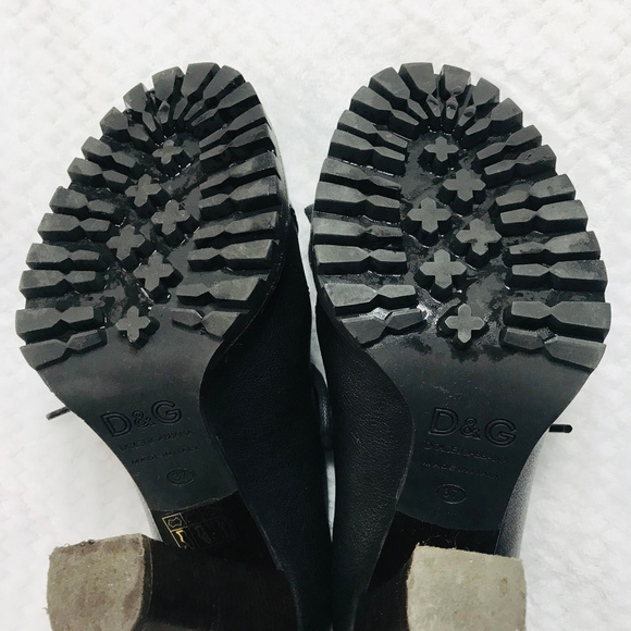 Auc Dolce & Gabbana Chunky Heel Lug Sole heel/boot - Picture 8 of 9